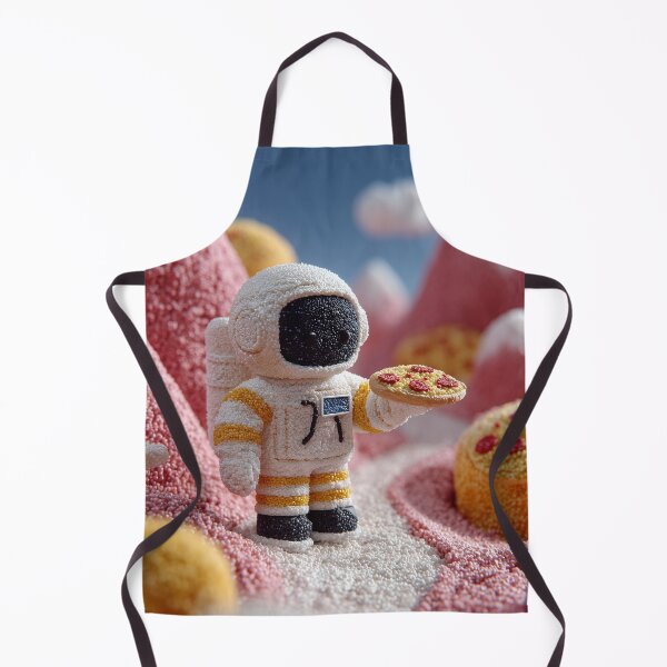Item preview, Mini Slice-naut — Cute Astronaut Pizza World designed and sold by ArgentoArt.