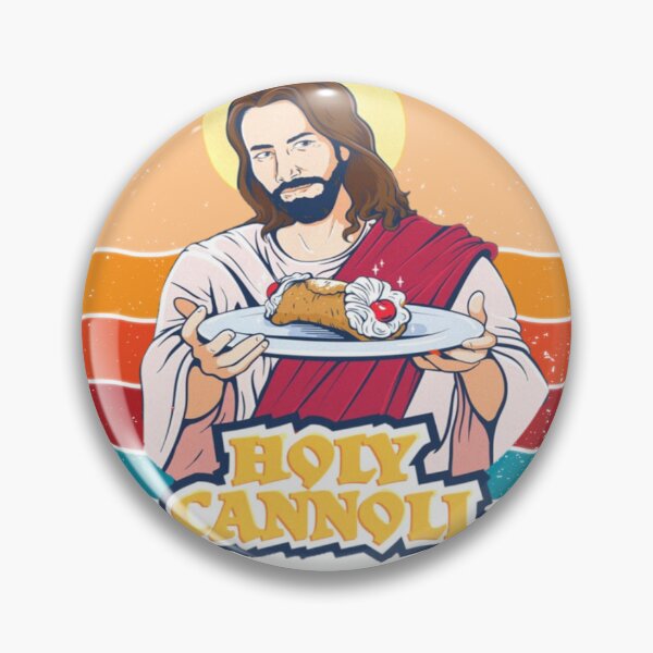 Item preview, Funny Holy Cannoli Pun Humor Italian Dessert Design designed and sold by NeboulaHamra.