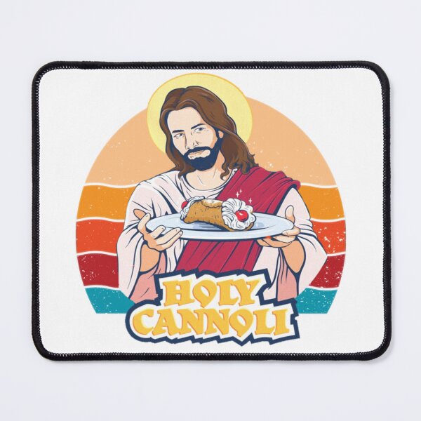 Item preview, Funny Holy Cannoli Pun Humor Italian Dessert Design designed and sold by NeboulaHamra.