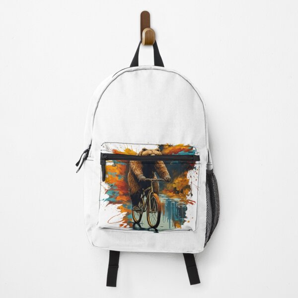 Item preview, Bear on a Bike – Funny Animal Ride Design designed and sold by AvanasShop.