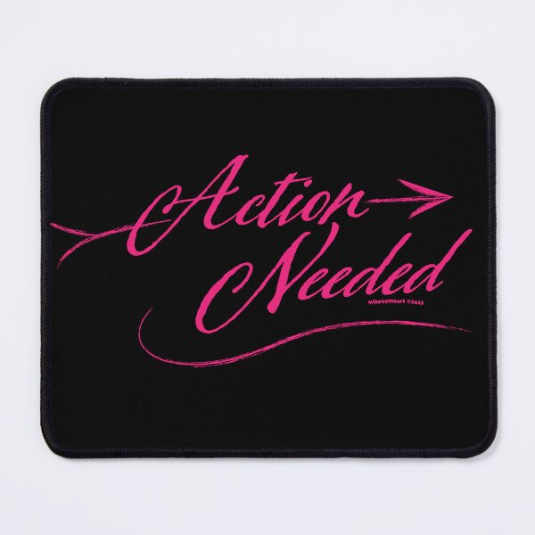 Item preview, Action Needed Cursive p designed and sold by Michael Cotto.