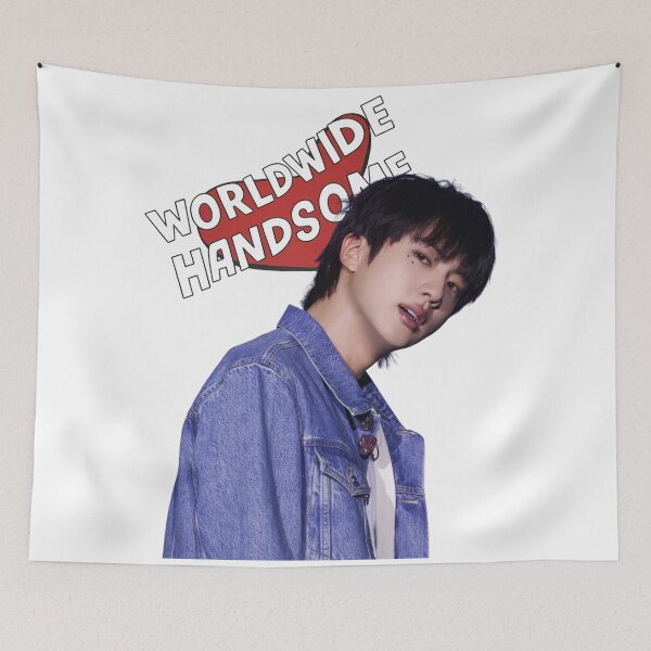 Item preview, Worldwide Handsome Jin BTS Kpop Fan Art designed and sold by Mooncreates7.