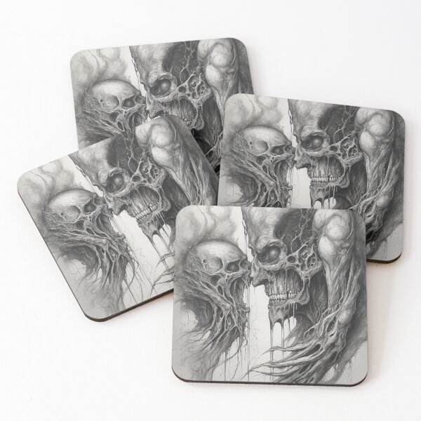 Item preview, Triumph and Agony: Beksiński-Inspired Dark Sketch Art Description designed and sold by KOVALSKI-ART.