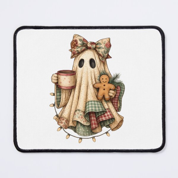 Item preview, Cute Ghost Christmas Patchwork designed and sold by stephenflashart.