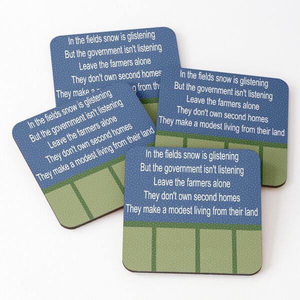 Item preview, Christmas Farmers Fields British Political designed and sold by naturegallery.