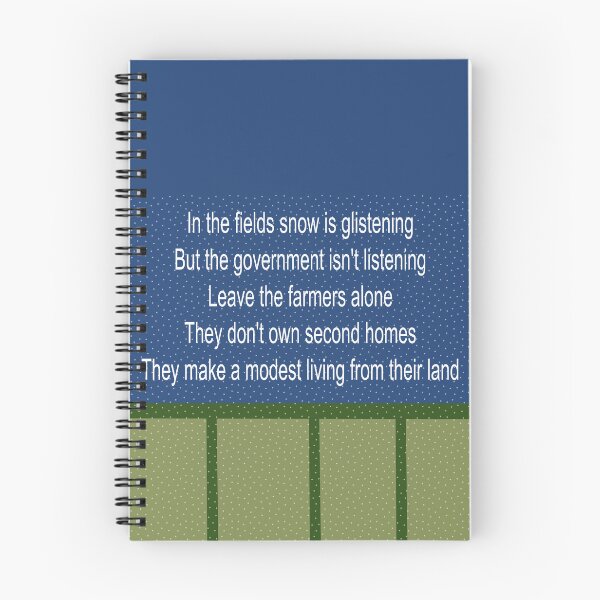 Item preview, Christmas Farmers Fields British Political designed and sold by naturegallery.