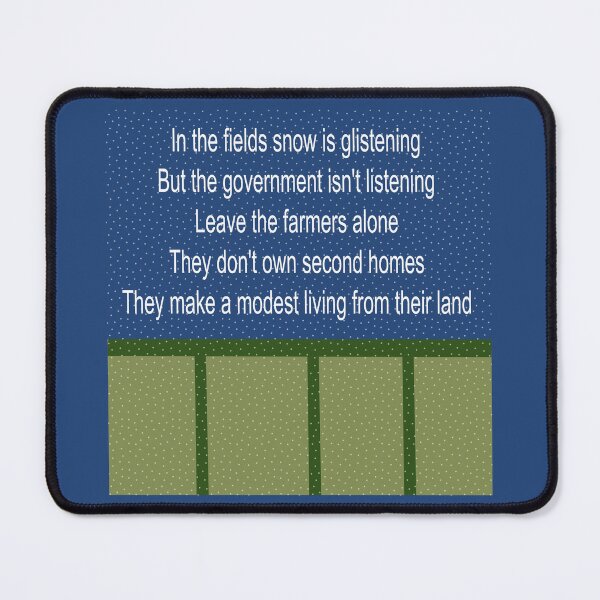 Item preview, Christmas Farmers Fields British Political designed and sold by naturegallery.