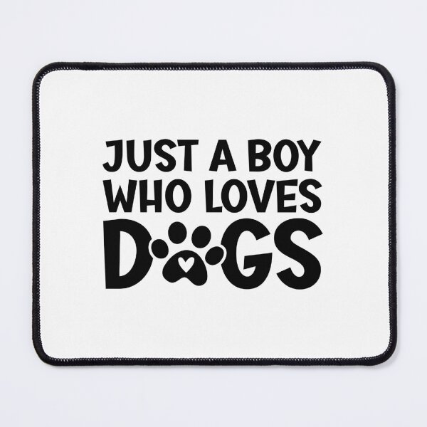 Item preview, Boy loves dogs designed and sold by Pawsomeprints59.
