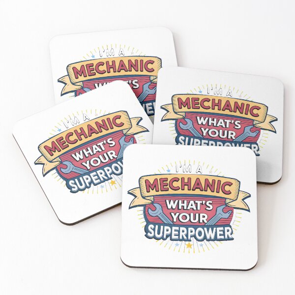 Item preview, I’m a Mechanic What’s Your Superpower | Funny Car Mechanic Gift for Gearheads, Auto Technicians & Car Lovers designed and sold by safetysignprod.