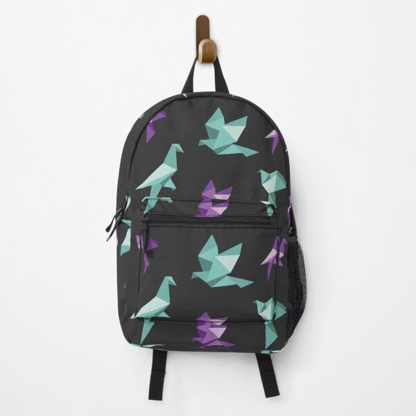 Item preview, Two-Tone Origami Birds Collection - Purple and Mint Green Minimalist Art designed and sold by SKETCHYANDGRAPHIC.