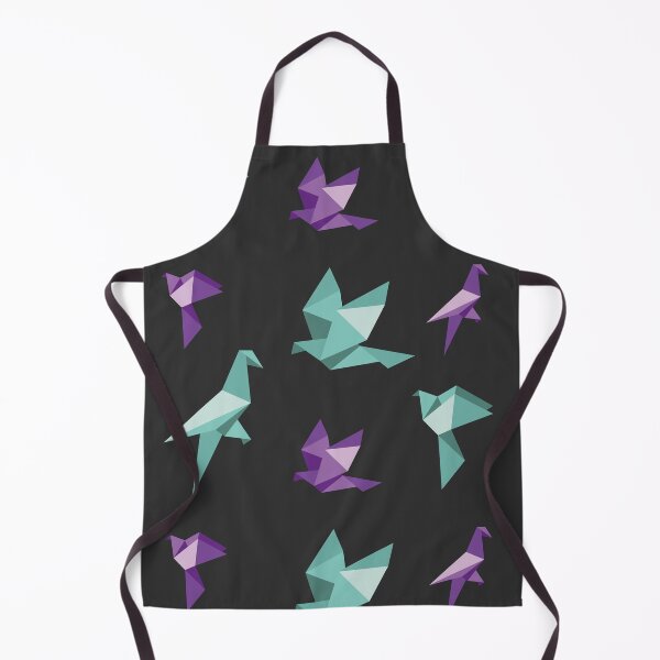 Item preview, Two-Tone Origami Birds Collection - Purple and Mint Green Minimalist Art designed and sold by SKETCHYANDGRAPHIC.