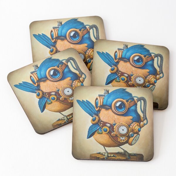 Item preview, Badass Baby Birds - Blue Wren designed and sold by tank.