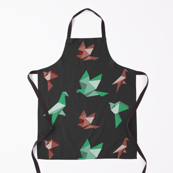 Item preview, Earth Tone Origami Birds Collection - Green and Brown Minimalist Art designed and sold by SKETCHYANDGRAPHIC.