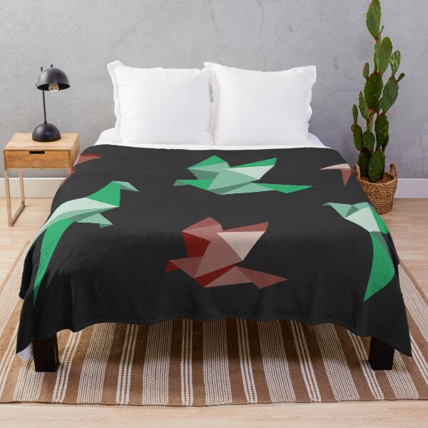 Item preview, Earth Tone Origami Birds Collection - Green and Brown Minimalist Art designed and sold by SKETCHYANDGRAPHIC.