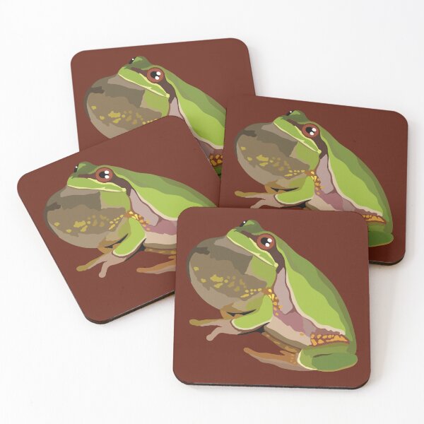 Item preview, T is for Tree Frog, Tree Frog | Amphibian Lover & Wildlife Art Design designed and sold by PrettylittlepastelUk.