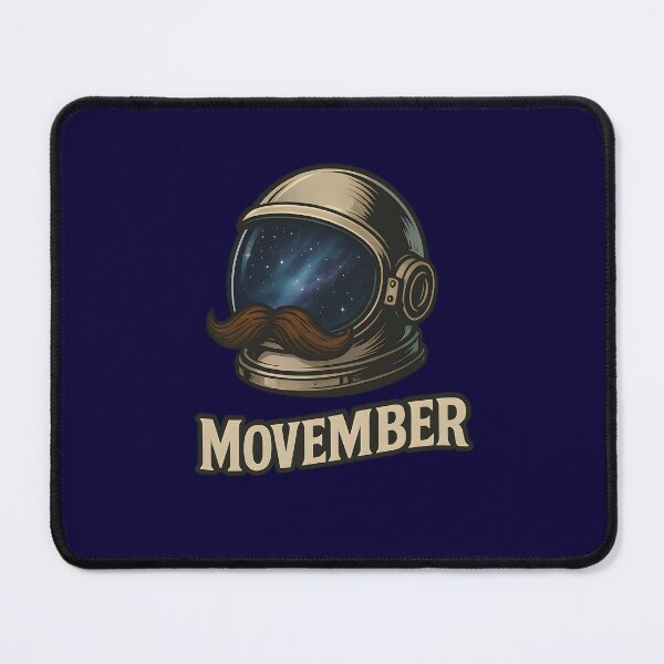 Item preview, Astronaut with Mustache, Headphones & Sunglasses – “Movember” Support Art designed and sold by shmupod.