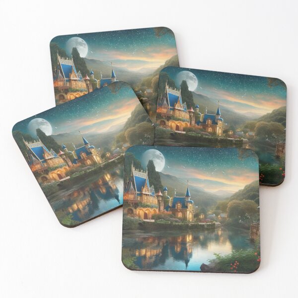 Item preview, Moonlit Village of Whispers designed and sold by afrancisCL.