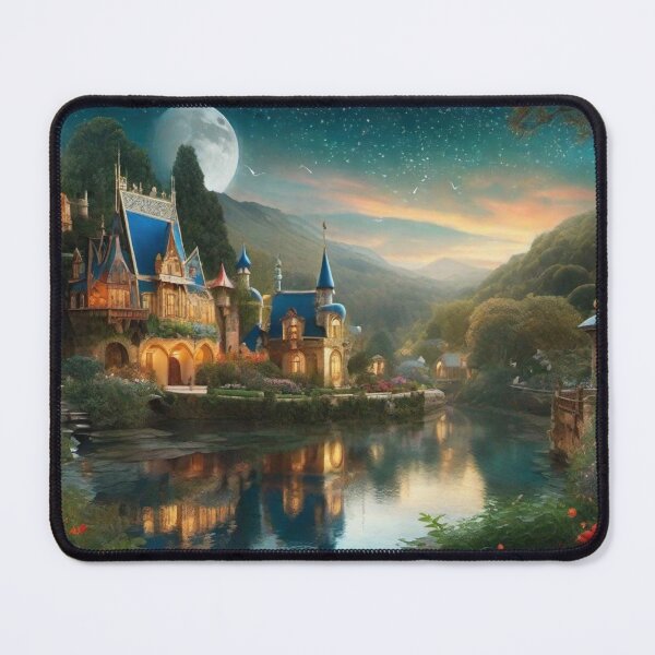 Item preview, Moonlit Village of Whispers designed and sold by afrancisCL.
