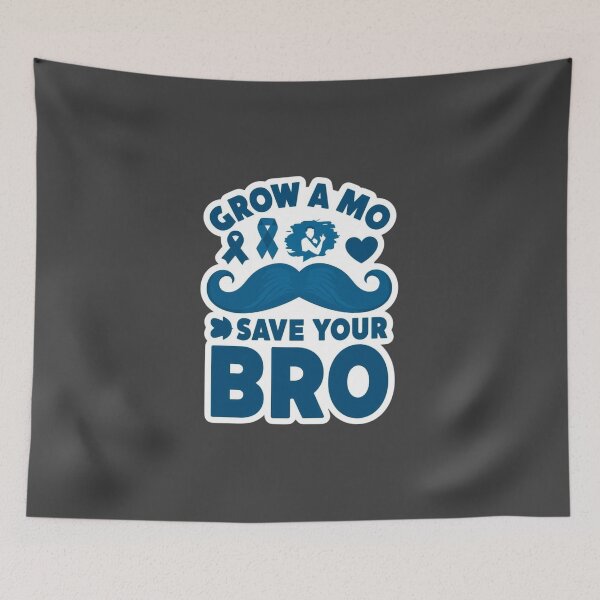 Item preview, Beards for Bros – Funny Movember Support Sticker designed and sold by ZACKLAB.