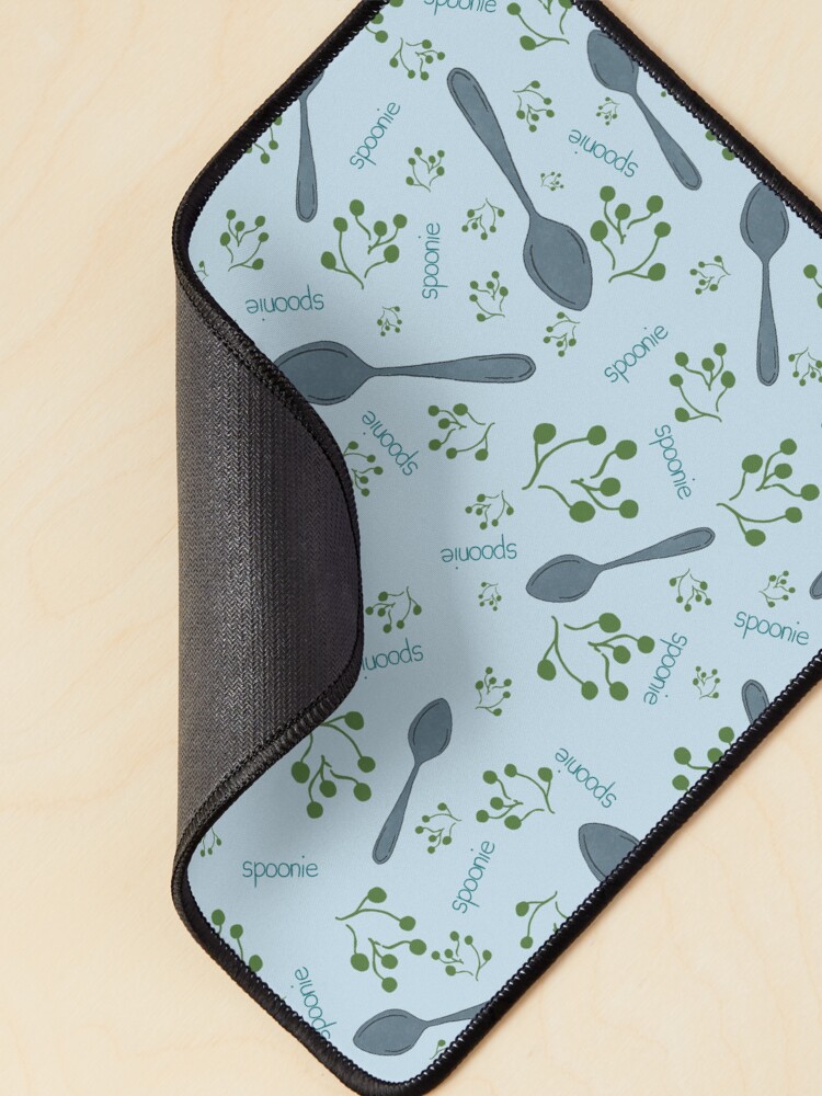 Thumbnail 2 of 5, Mouse Pad, Spoonie Pattern designed and sold by RaineyYeager.