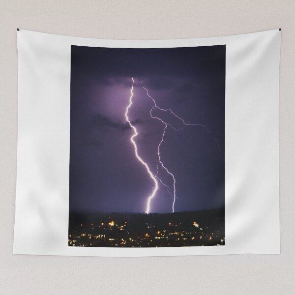 Item preview, Dramatic Night Time Lightning Strike designed and sold by pcole123.
