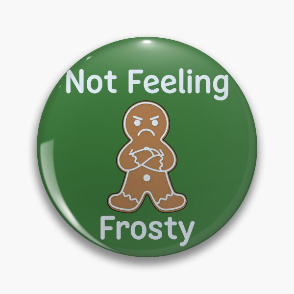 Item preview, Not Feeling Frosty, The Grumpy Gingerbread designed and sold by DoceVaga.