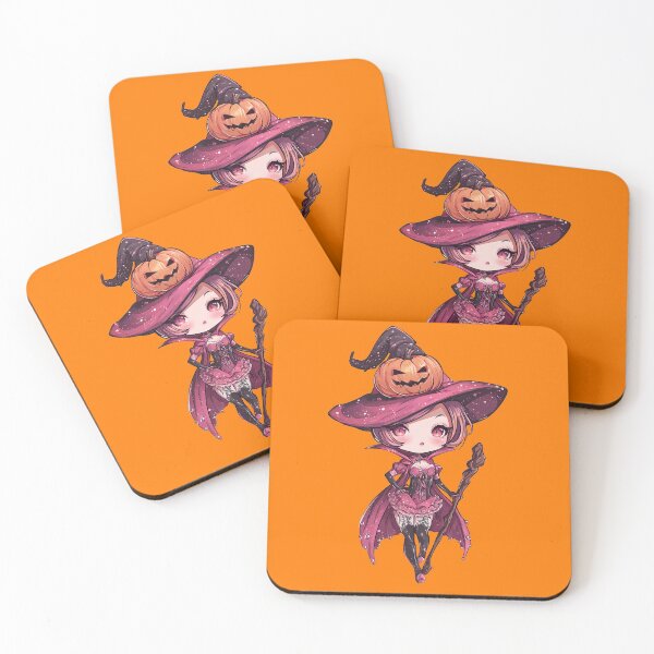 Item preview, Pumpkin Hex Chibi Witch designed and sold by ArgentoArt.