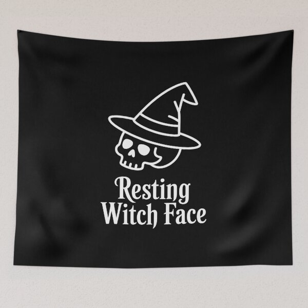 Item preview, Resting Witch Face (Version ) designed and sold by CalmDownZone ⭐️⭐️⭐️⭐️⭐️.