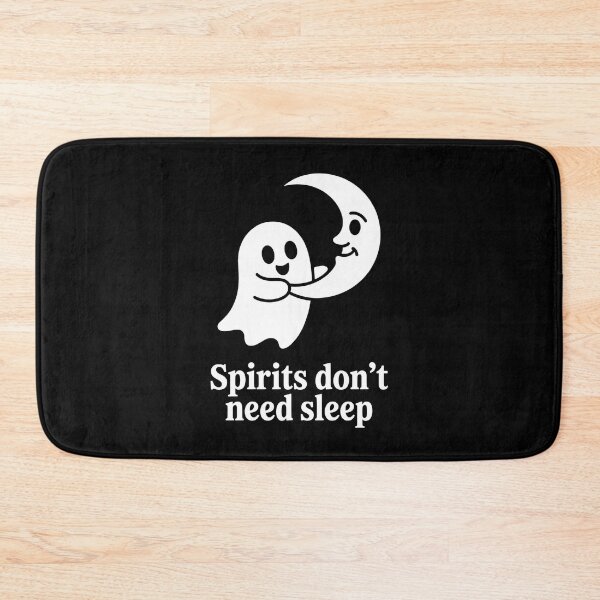 Item preview, Spirits Don’t Need Sleep (Ghost Hug Version) designed and sold by CalmDownZone ⭐️⭐️⭐️⭐️⭐️.