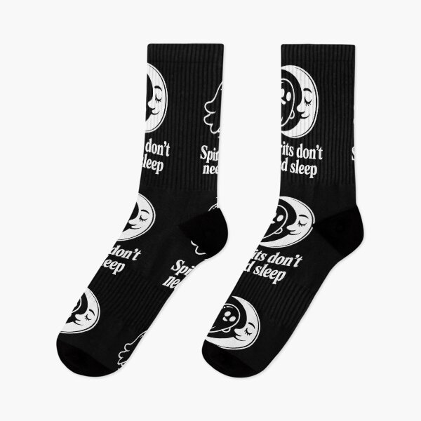 Item preview, Spirits Don’t Need Sleep designed and sold by CalmDownZone ⭐️⭐️⭐️⭐️⭐️.