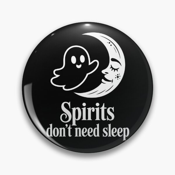 Item preview, Spirits Don’t Need Sleep (Moon Version ) designed and sold by CalmDownZone ⭐️⭐️⭐️⭐️⭐️.