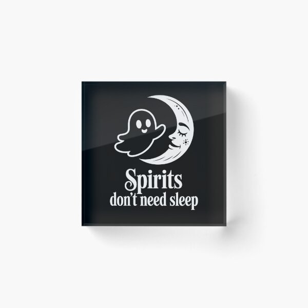 Item preview, Spirits Don’t Need Sleep (Moon Version ) designed and sold by CalmDownZone ⭐️⭐️⭐️⭐️⭐️.