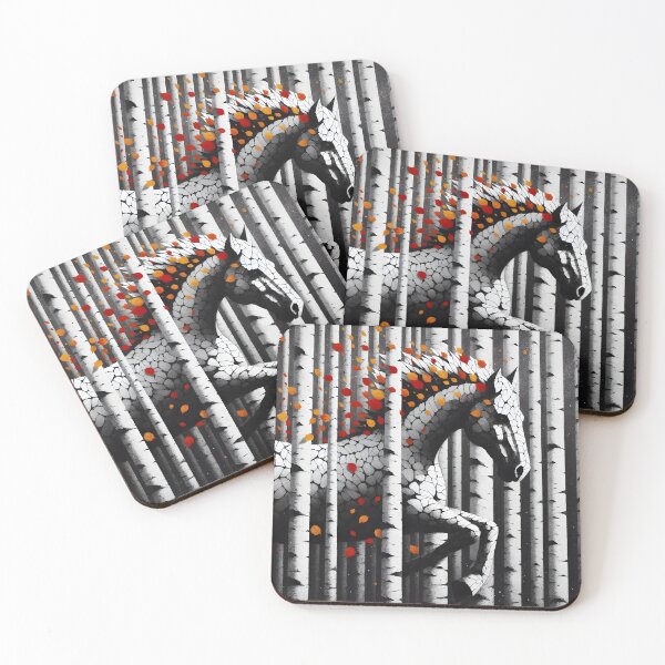 Item preview, Birchbark Horse, Ai Generated Art  designed and sold by ACC .