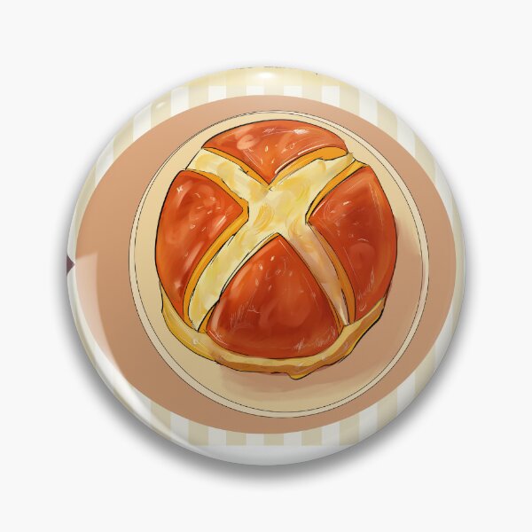 Item preview, Illustrated Recipe : Hot Cross Bun designed and sold by uhanikstudio.
