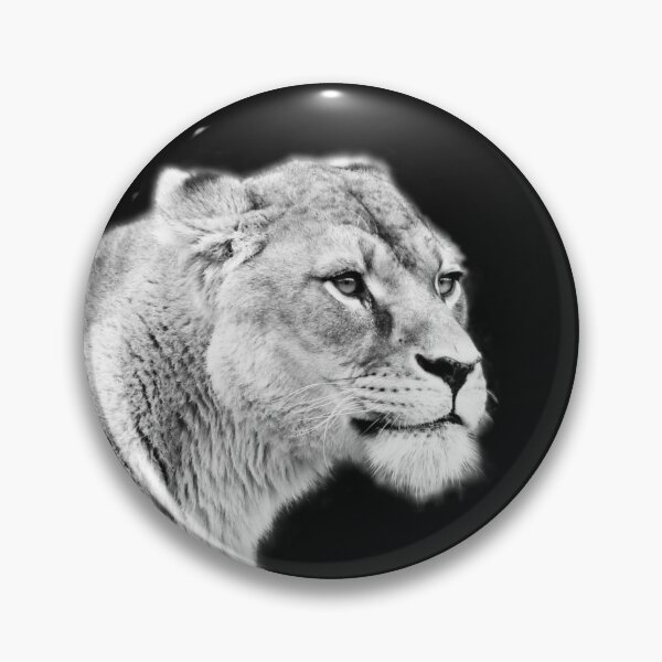 Item preview, Lioness in the Darkness – Strength in the Shadows / Swiss Artwork Photography designed and sold by Raphael Wolf.