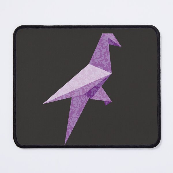Item preview, Purple Origami Bird with Damask Lace Pattern - Elegant Vector Art designed and sold by SKETCHYANDGRAPHIC.