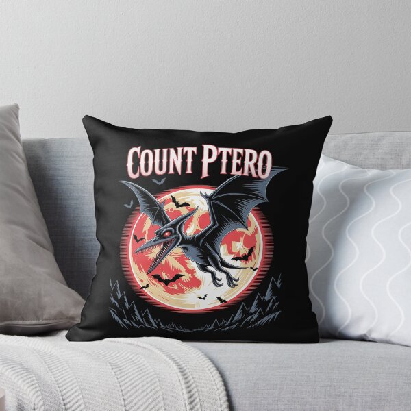 Item preview, COUNT PTERO Vampire Pterodactyl | Horror Flying Dinosaur Full Moon Halloween Design designed and sold by pixelpopplanet.