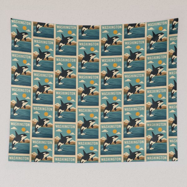 Item preview, Washington designed and sold by Broken Antler Designs .