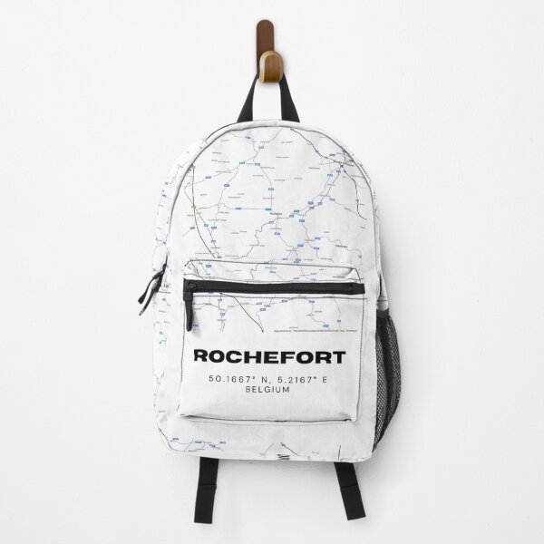 Item preview, Rochefort Belgium Map | Minimalist Black and White Modern City Poster designed and sold by RM-Journey.