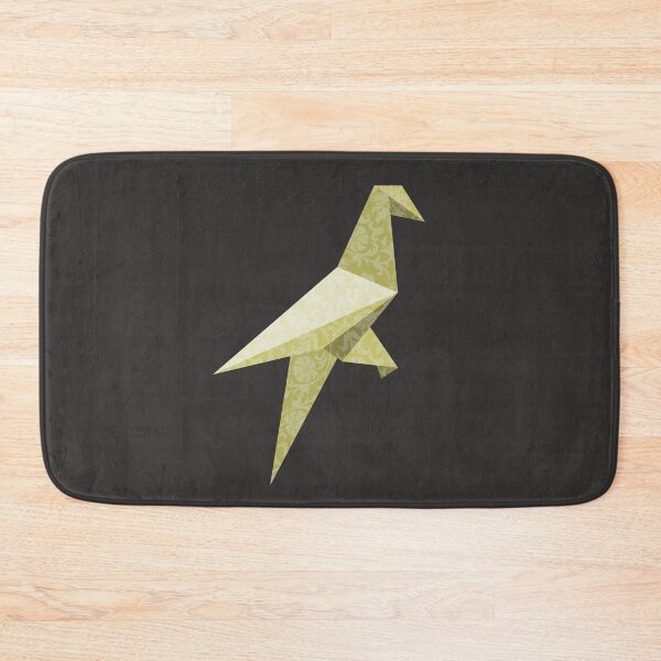 Item preview, Gold Origami Bird with Damask Lace Pattern - Luxury Vector Artor Art designed and sold by SKETCHYANDGRAPHIC.