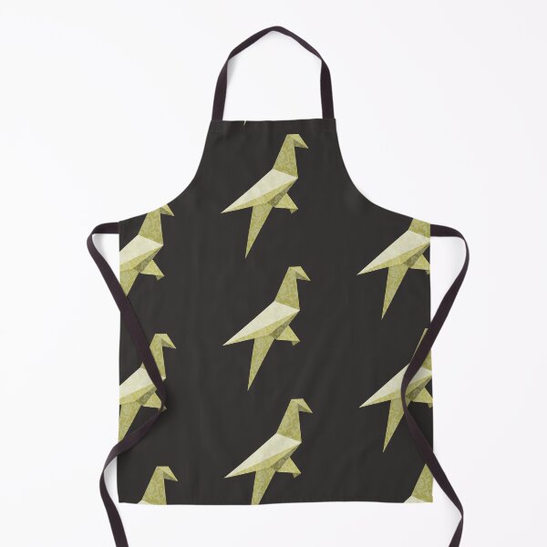 Item preview, Gold Origami Bird with Damask Lace Pattern - Luxury Vector Artor Art designed and sold by SKETCHYANDGRAPHIC.