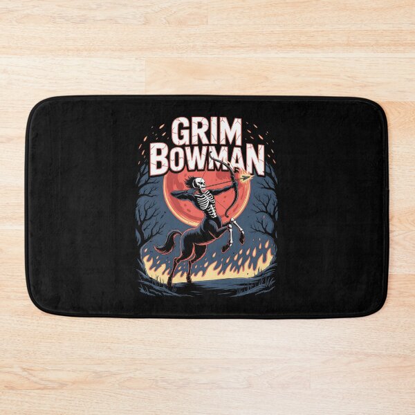 Item preview, GRIM BOWMAN - Skeletal Centaur Archer Under a Blood Moon Design designed and sold by pixelpopplanet.