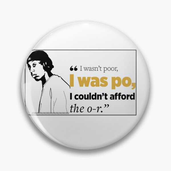 Item preview, "I WAS PO" RAP QUOTE FOR HIP HOP FANS designed and sold by An Artist To The Fullest.