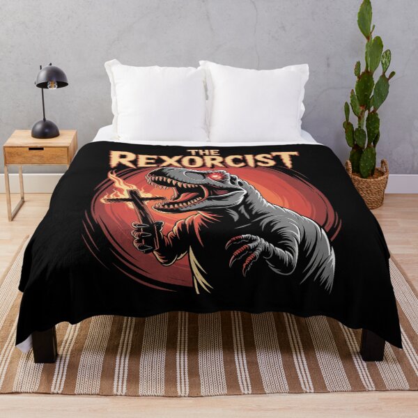 Item preview, THE REXORCIST T-Rex Exorcism | Horror Dinosaur Halloween Design designed and sold by pixelpopplanet.