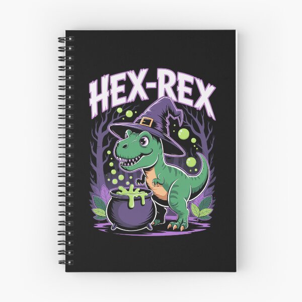 Item preview, HEX-REX Cute Witch T-Rex Dinosaur | Halloween Spooky Cute Dino Wizard designed and sold by pixelpopplanet.