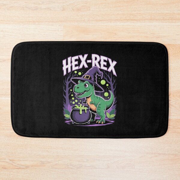 Item preview, HEX-REX Cute Witch T-Rex Dinosaur | Halloween Spooky Cute Dino Wizard designed and sold by pixelpopplanet.