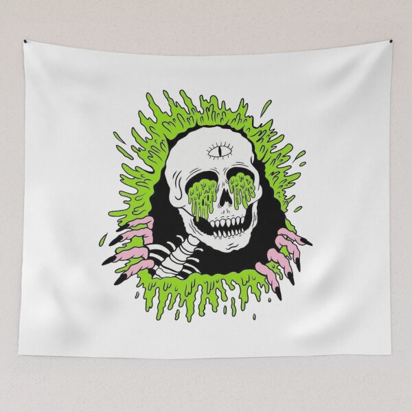 Item preview, Third Eye Melting Skull designed and sold by Oniyasha.