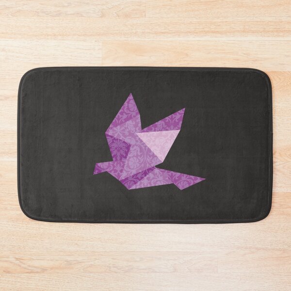 Item preview, Purple Origami Bird with Damask Lace Pattern - Elegant Vector Art designed and sold by SKETCHYANDGRAPHIC.