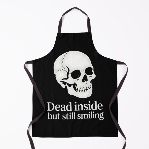 Item preview, Dead Inside but Still Smiling (Classic Font Version) designed and sold by CalmDownZone ⭐️⭐️⭐️⭐️⭐️.
