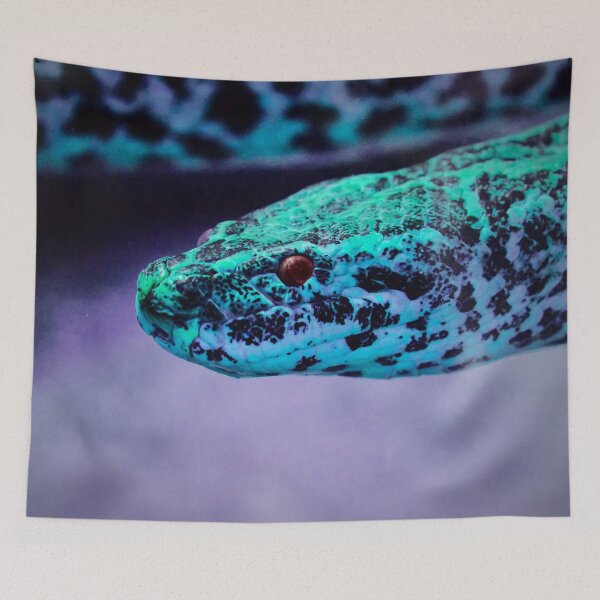 Item preview, Blue Anaconda – Elegance of the Wilderness / Swiss Artwork Photography designed and sold by Raphael Wolf.